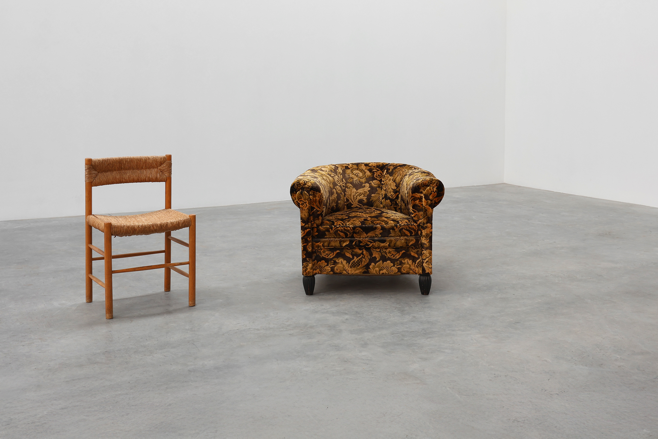 French Art Deco Fauteuil with original Upholstery, 1920sthumbnail